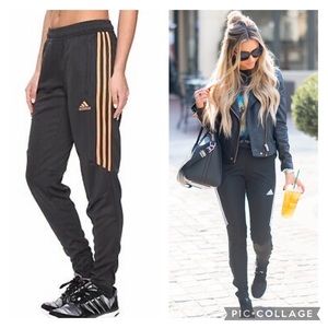 Adidas Tiro 17 Training Pants Climacool Soccer Grey/Orange Grey Medium M Med